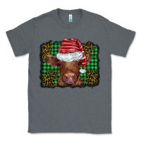 Charcoal Heather christmas leopard buffalo plaid baby highland cow Classic Tee - BarkalooDesign