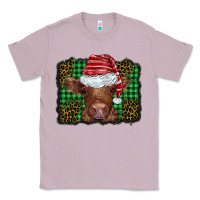 Lilac christmas leopard buffalo plaid baby highland cow Classic Tee - BarkalooDesign