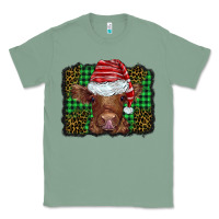 Sage christmas leopard buffalo plaid baby highland cow Classic Tee - BarkalooDesign
