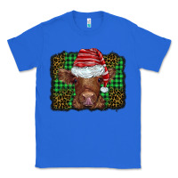 True Royal christmas leopard buffalo plaid baby highland cow Classic Tee - BarkalooDesign
