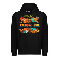 Black pharmacy tech pumpkin Premium Hoodie - NancyCooperArtShop