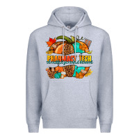 Heather Grey pharmacy tech pumpkin Premium Hoodie - NancyCooperArtShop