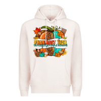 Pale Pink pharmacy tech pumpkin Premium Hoodie - NancyCooperArtShop