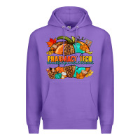 Purple pharmacy tech pumpkin Premium Hoodie - NancyCooperArtShop