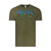 Vintage Olive different is au some Vintage Tee - Artiststas