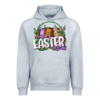 Heather Grey happy easHappy Easter y'all Easter Day Urban Hoodie - CowGirlArtShop