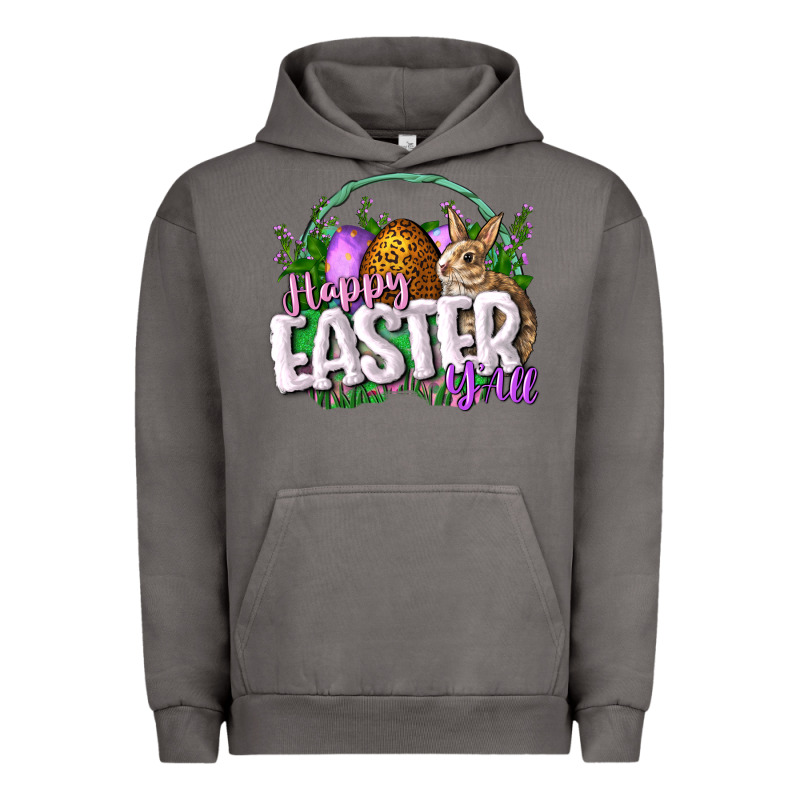 Happy Eashappy Easter Y'all Easter Day Urban Hoodie by CowGirlArtShop | Teevron