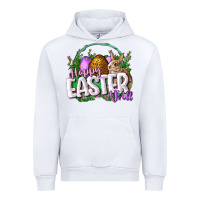White happy easHappy Easter y'all Easter Day Urban Hoodie - CowGirlArtShop