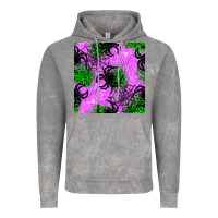 Cloud Rock halloween spider green leopard seamless pattern Vintage Hoodie - BundleAndBundleShop