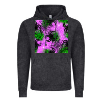 Vintage Arctic halloween spider green leopard seamless pattern Vintage Hoodie - BundleAndBundleShop