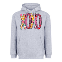 Heather Grey Valentine Xoxo Heavyweight Hoodie - Bettercallsaul