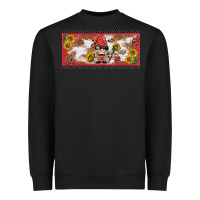 Black ladybug gnomies license plate template Heavyweight Sweatshirt - BarkalooDesign