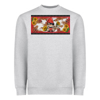 Heather Grey ladybug gnomies license plate template Heavyweight Sweatshirt - BarkalooDesign