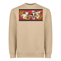 Mushroom ladybug gnomies license plate template Heavyweight Sweatshirt - BarkalooDesign