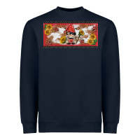 Navy ladybug gnomies license plate template Heavyweight Sweatshirt - BarkalooDesign
