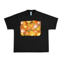 Black fall pumpkin background Urban Heavy Tee - AdoDesignShop
