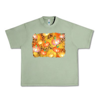 Oil Green fall pumpkin background Urban Heavy Tee - AdoDesignShop