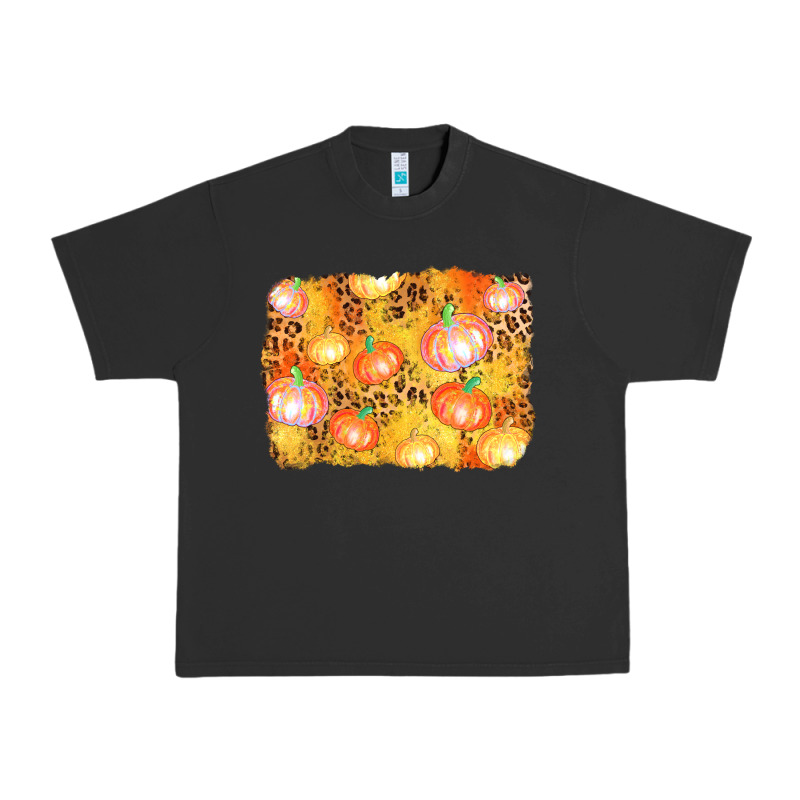 Fall Pumpkin Background Urban Heavy Tee by AdoDesignShop | Teevron