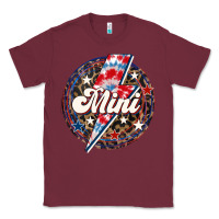 Burgundy Western Mini Patriotic Classic Tee - LillyAllenDesigns