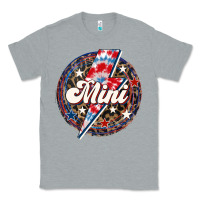 Heather Grey Western Mini Patriotic Classic Tee - LillyAllenDesigns