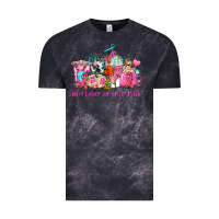Cloud Black western cancer  in october we wear pink coffee cups with ribbons Vintage Tee - AdoDesignShop