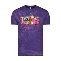 Cloud Purple western cancer  in october we wear pink coffee cups with ribbons Vintage Tee - AdoDesignShop