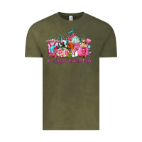 Vintage Olive western cancer  in october we wear pink coffee cups with ribbons Vintage Tee - AdoDesignShop