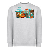 Heather Grey American football coffee Heavyweight Sweatshirt - Jasminsmagicworld