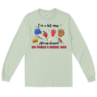 Matcha i'm a hot mess,always stressed,and proudly a baseb Long Sleeve Tee - MaliasSmallBusiness