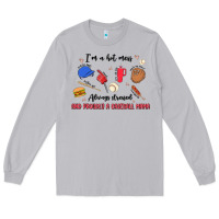 Moon Dust i'm a hot mess,always stressed,and proudly a baseb Long Sleeve Tee - MaliasSmallBusiness