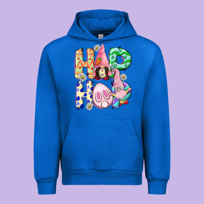 Hop Hop Easter Gnomies Easter Day Urban Hoodie Designed By Cowgirlartshop