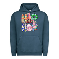 Pigment Midnight Navy Hop hop Easter gnomies Easter Day Urban Hoodie - CowGirlArtShop