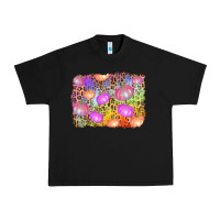 Black colourful pumpkin background Urban Heavy Tee - AdoDesignShop