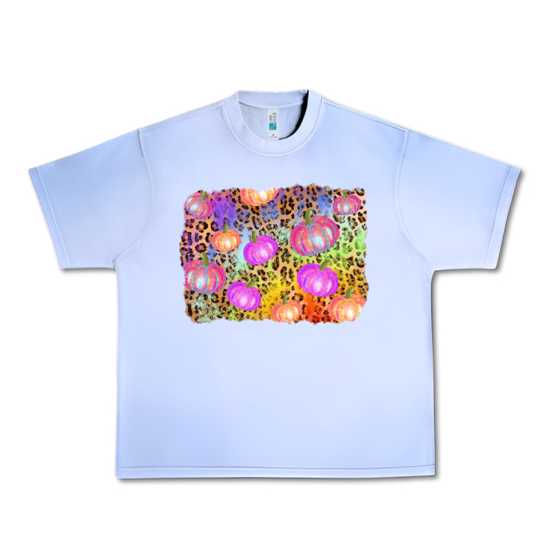 Colourful Pumpkin Background Urban Heavy Tee by AdoDesignShop | Teevron