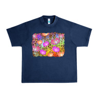 Navy colourful pumpkin background Urban Heavy Tee - AdoDesignShop