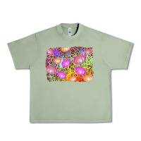 Oil Green colourful pumpkin background Urban Heavy Tee - AdoDesignShop