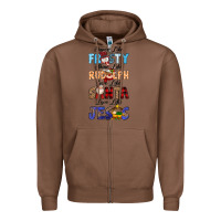 Chestnut Dance Like Frosty Shine Like Rudolph Give Like Zipper Hoodie - MaliasSmallBusiness