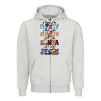 Dove Grey Dance Like Frosty Shine Like Rudolph Give Like Zipper Hoodie - MaliasSmallBusiness