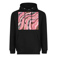 Black valentine's day watercolor Heavyweight Hoodie - RanaPortraitStore