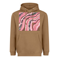 Toasted Coconut valentine's day watercolor Heavyweight Hoodie - RanaPortraitStore