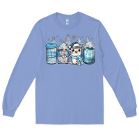Colony Blue winter coffee Long Sleeve Tee - JahusDesignShop