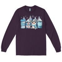 Plum winter coffee Long Sleeve Tee - JahusDesignShop