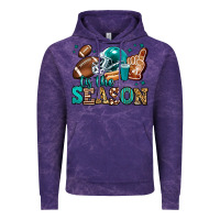 Cloud Purple tis the season american football Vintage Hoodie - Jasminsmagicworld