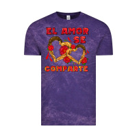 Cloud Purple el amor se comparte with churros Vintage Tee - AdoDesignShop