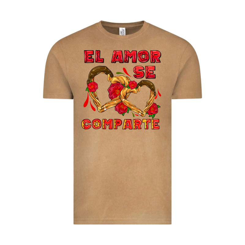 El Amor Se Comparte With Churros Vintage Tee by AdoDesignShop | Teevron