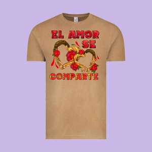 El Amor Se Comparte With Churros Vintage Tee Designed By Adodesignshop