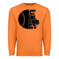 Carrot I Know I Play Like A Girl Try To Keep Up Premium Sweatshirt - Bettercallsaul
