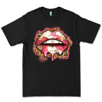 Black volleyball lips Premium Tee - Zillion Design Studio