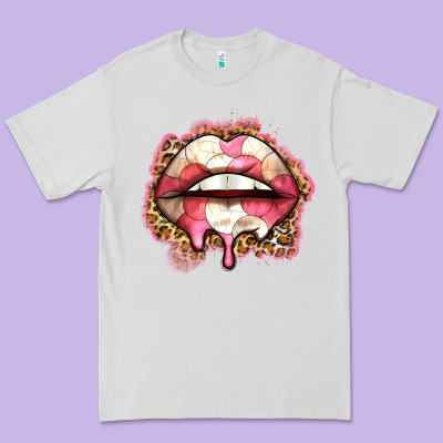Volleyball Lips Premium Tee Designed By Zillion Design Studio