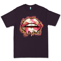 Plum volleyball lips Premium Tee - Zillion Design Studio